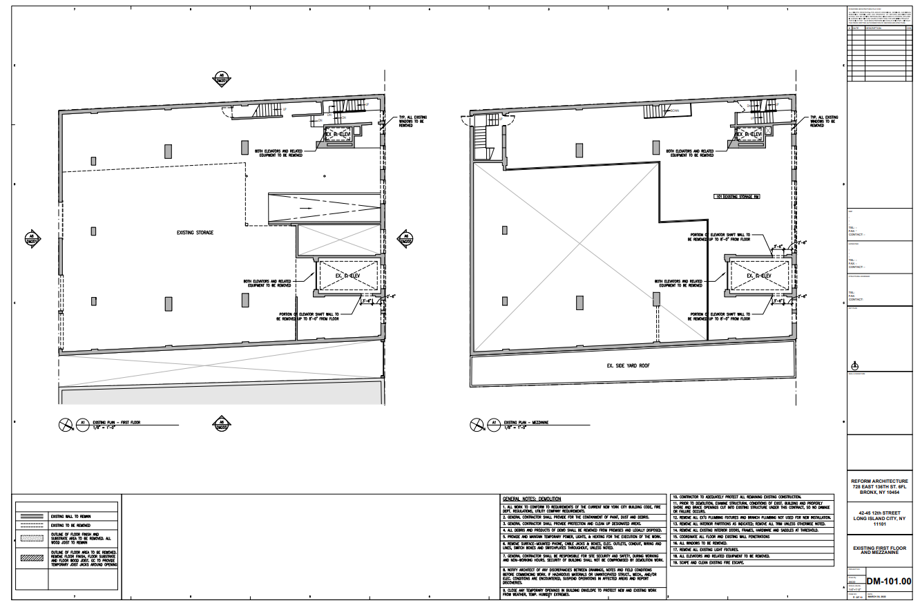 42-45 12th St, Long Island City, NY en alquiler Plano de la planta- Imagen 1 de 2