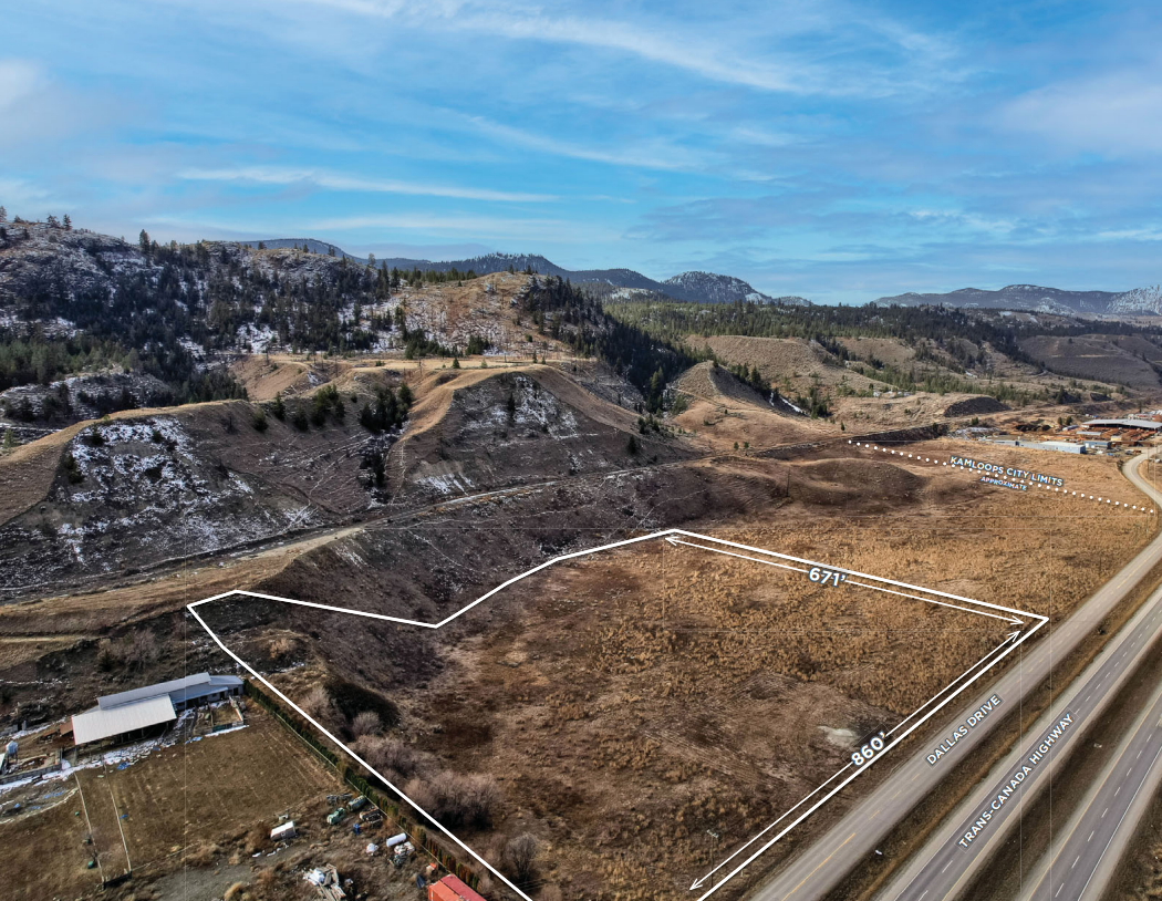 428 Dallas Dr, Kamloops, BC en venta Plano del sitio- Imagen 1 de 2