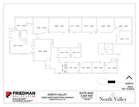 30500 Northwestern Hwy, Farmington Hills, MI en alquiler Plano de la planta- Imagen 1 de 3