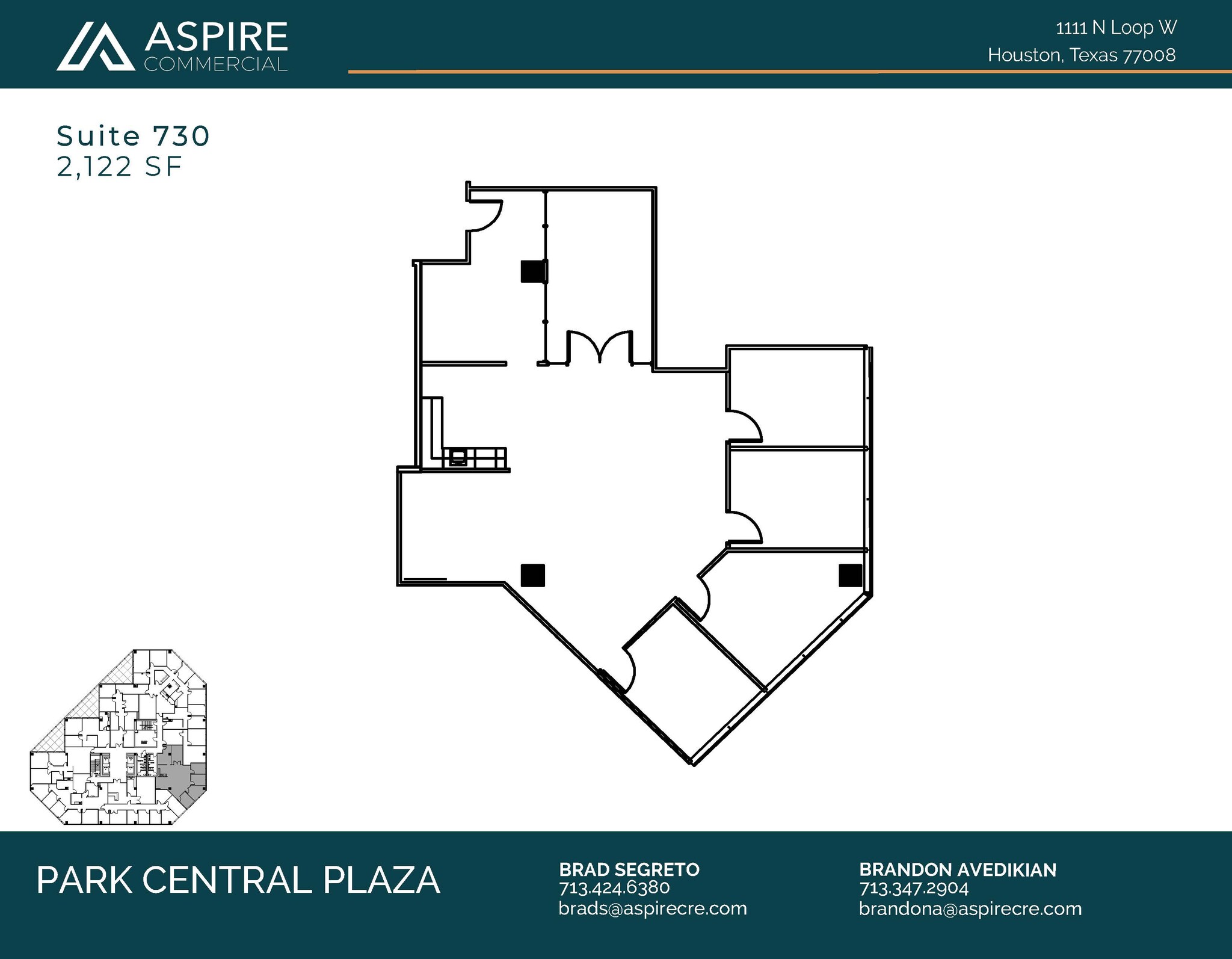 1111 N Loop W, Houston, TX en alquiler Plano de la planta- Imagen 1 de 1