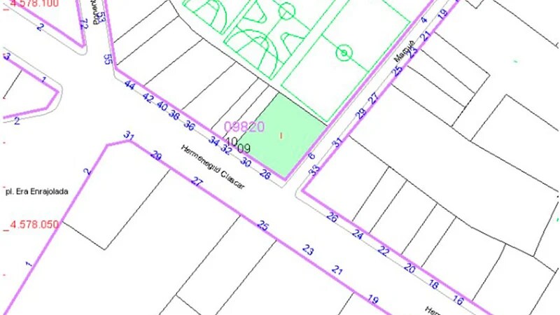Carrer Hermenegild Clascar, Vilafranca del Penedès, Barcelona en venta - Plano del sitio - Imagen 3 de 3