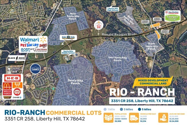 Más detalles de 3351 County Road 258, Liberty Hill, TX - Terreno en alquiler