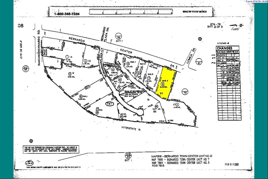 16766 Bernardo Center Dr, San Diego, CA en alquiler - Plano de solar - Imagen 2 de 18