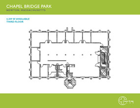 55 Chapel St, Newton, MA en alquiler Plano de la planta- Imagen 1 de 1