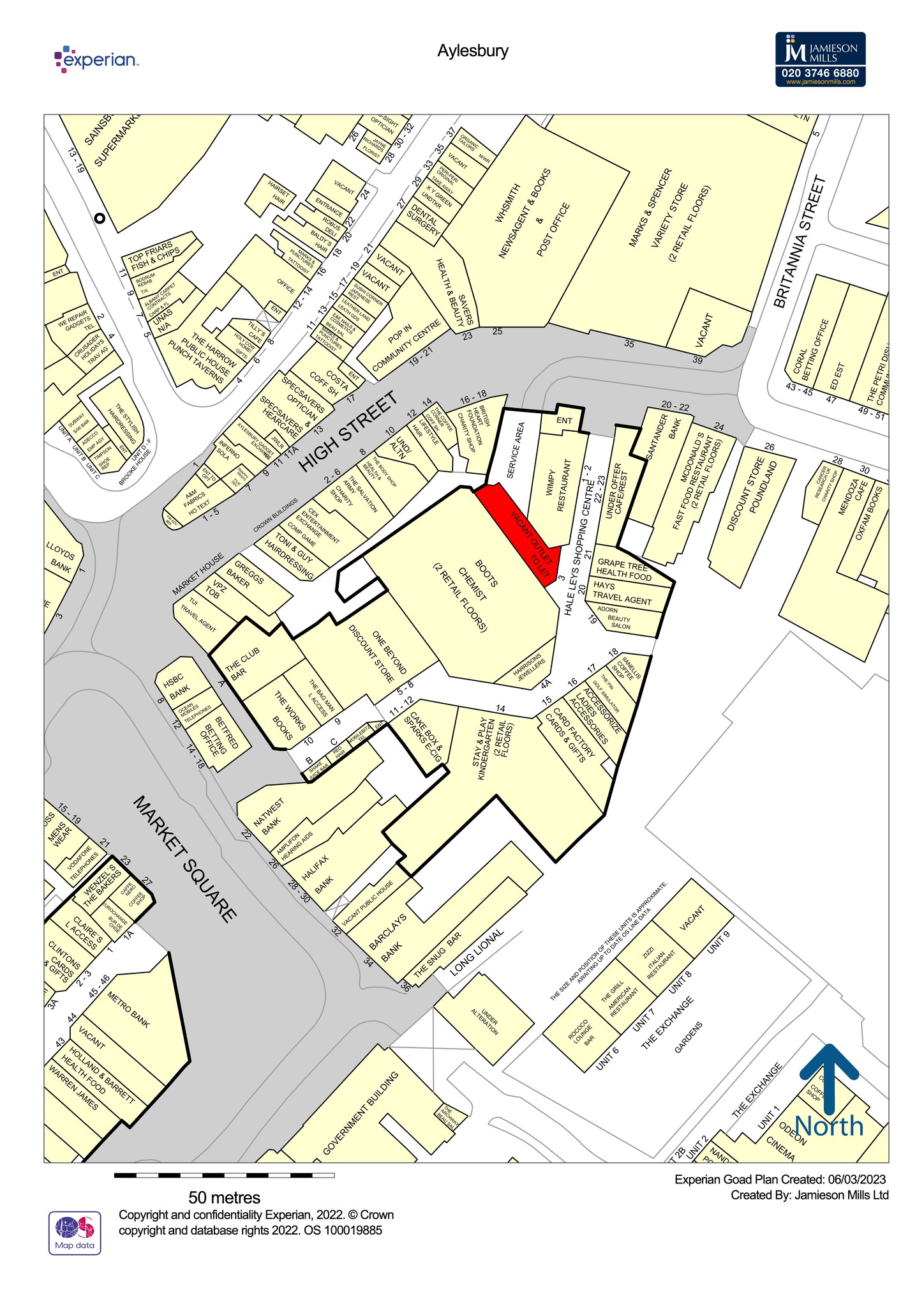 High St, Aylesbury en alquiler Plano del sitio- Imagen 1 de 28