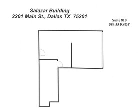 2201 Main St, Dallas, TX en alquiler Plano de la planta- Imagen 1 de 1