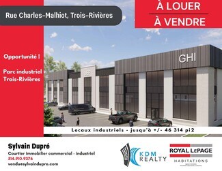 Más detalles de 4650 Rue Charles-Malhiot, Trois-Rivières, QC - Nave en alquiler