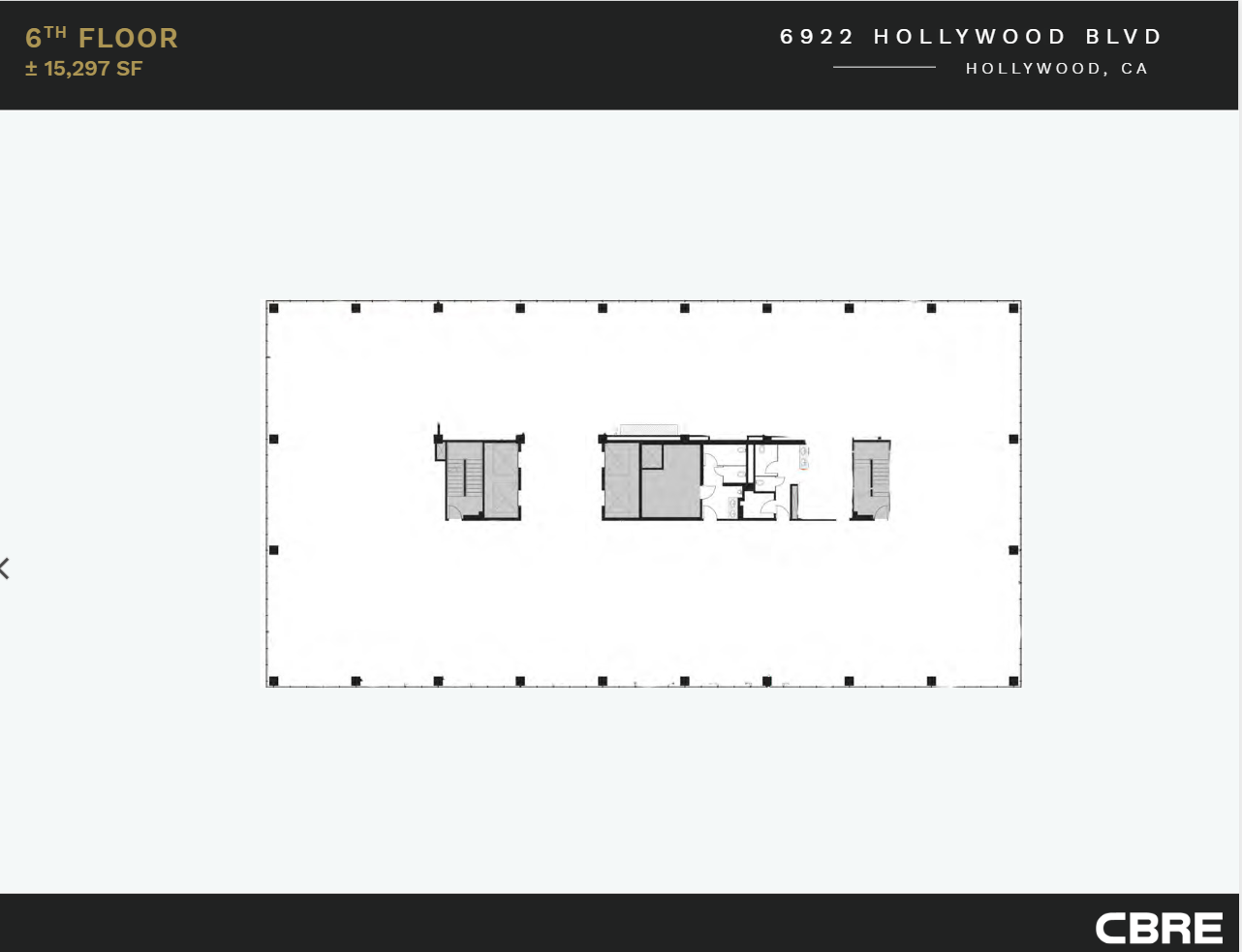 6922 Hollywood Blvd, Los Angeles, CA en alquiler Plano de la planta- Imagen 1 de 1