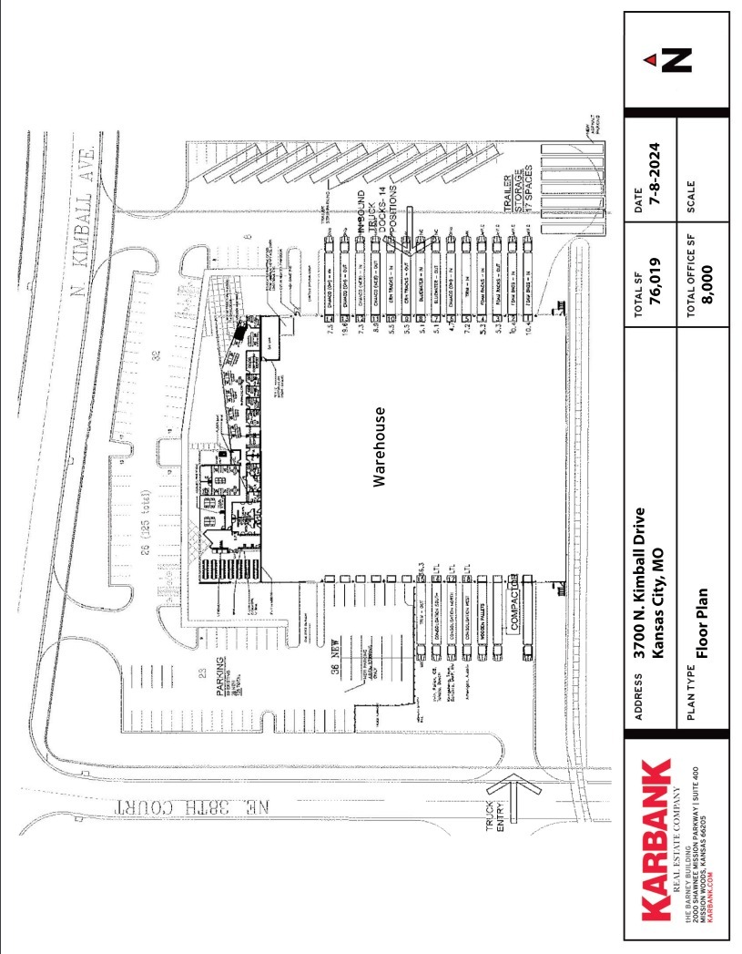 3700 N Kimball Dr, Kansas City, MO en alquiler Plano de la planta- Imagen 1 de 6