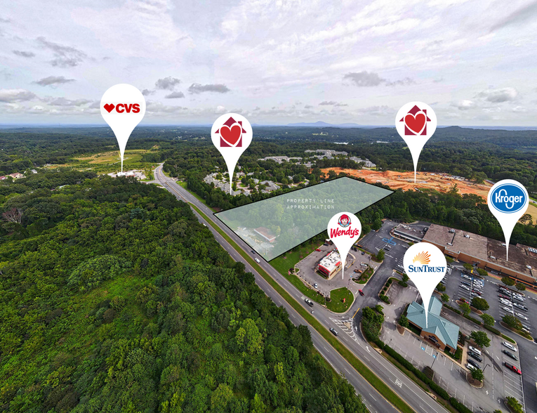 3654 Thompson Bridge Rd, Gainesville, GA en alquiler - Vista aérea - Imagen 2 de 4