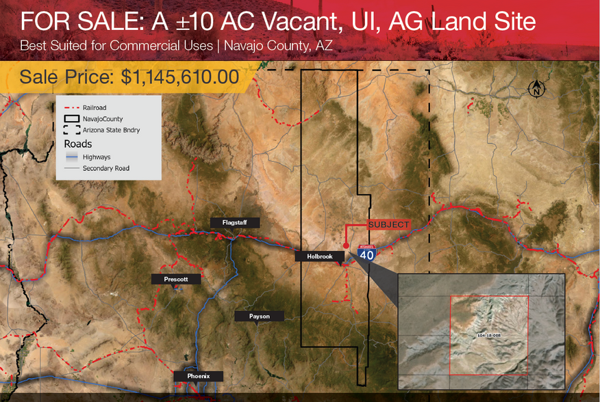 ±10 AC Vacant Land Navajo County, AZ, Hereford, AZ en venta - Foto del edificio - Imagen 1 de 1