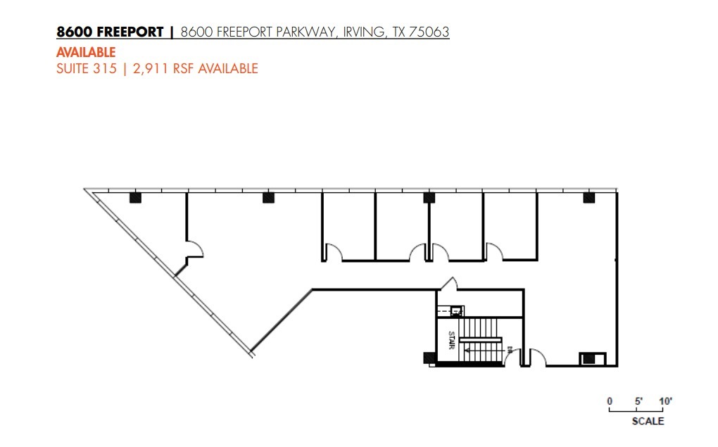 8600 Freeport Pky, Irving, TX en alquiler Plano de la planta- Imagen 1 de 1