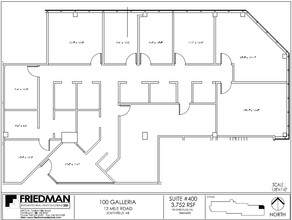 100 Galleria Officentre, Southfield, MI en venta Plano de la planta- Imagen 1 de 2