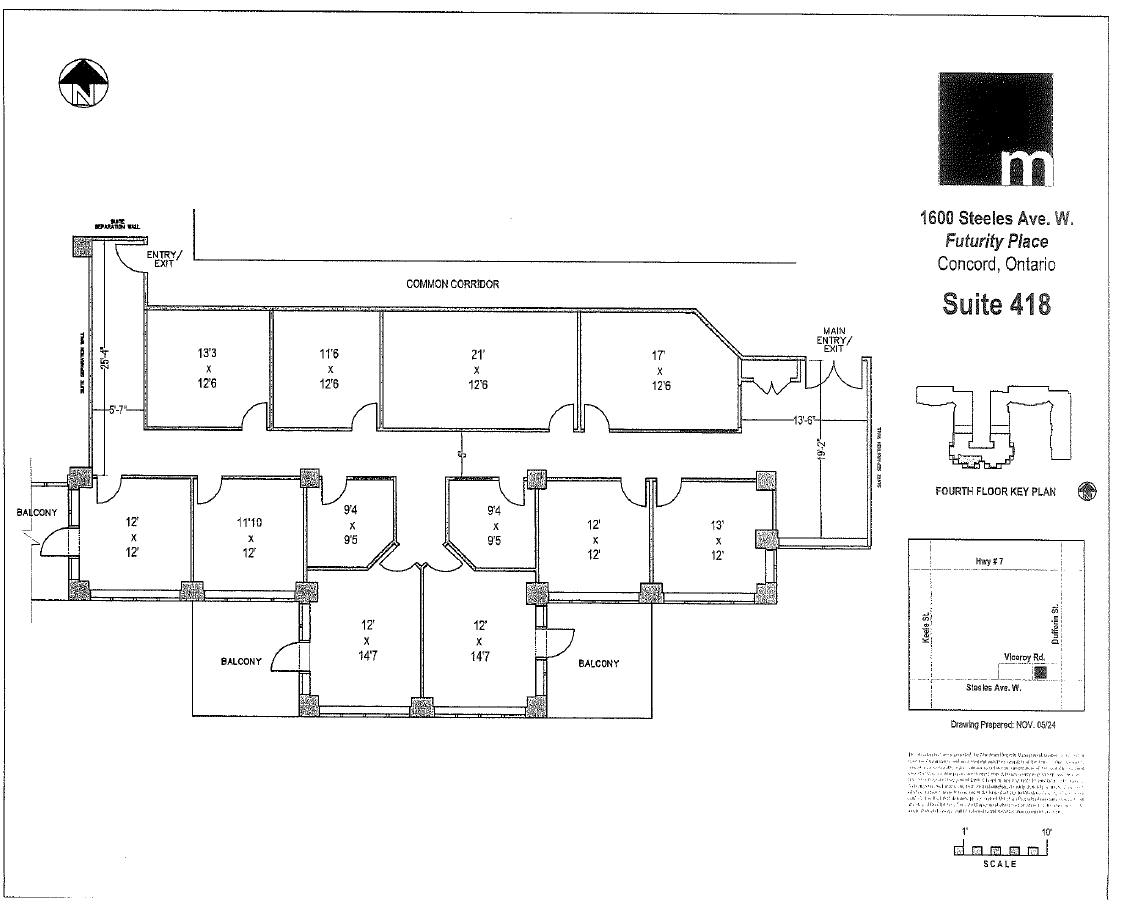 1600 Steeles Ave W, Vaughan, ON en alquiler Plano de la planta- Imagen 1 de 1