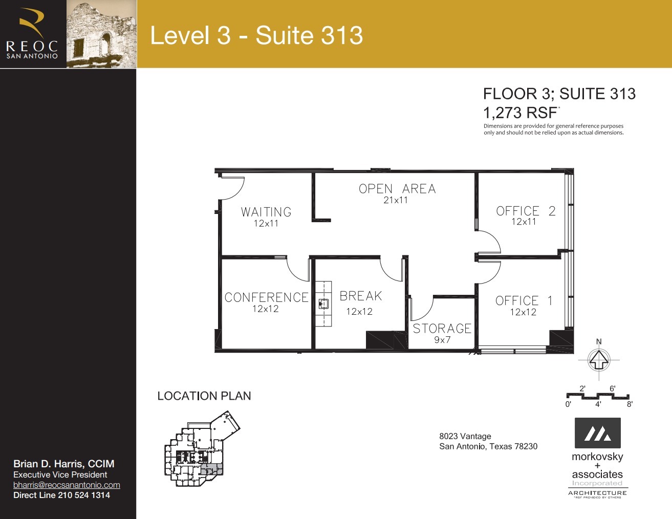 8023 Vantage Dr, San Antonio, TX en alquiler Plano de la planta- Imagen 1 de 1