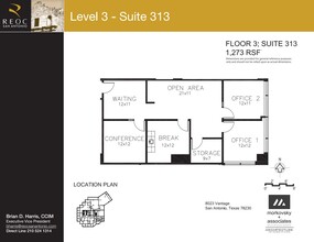 8023 Vantage Dr, San Antonio, TX en alquiler Plano de la planta- Imagen 1 de 1