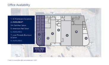 1626-1638 N Main St, Anderson, SC en alquiler Plano del sitio- Imagen 2 de 2