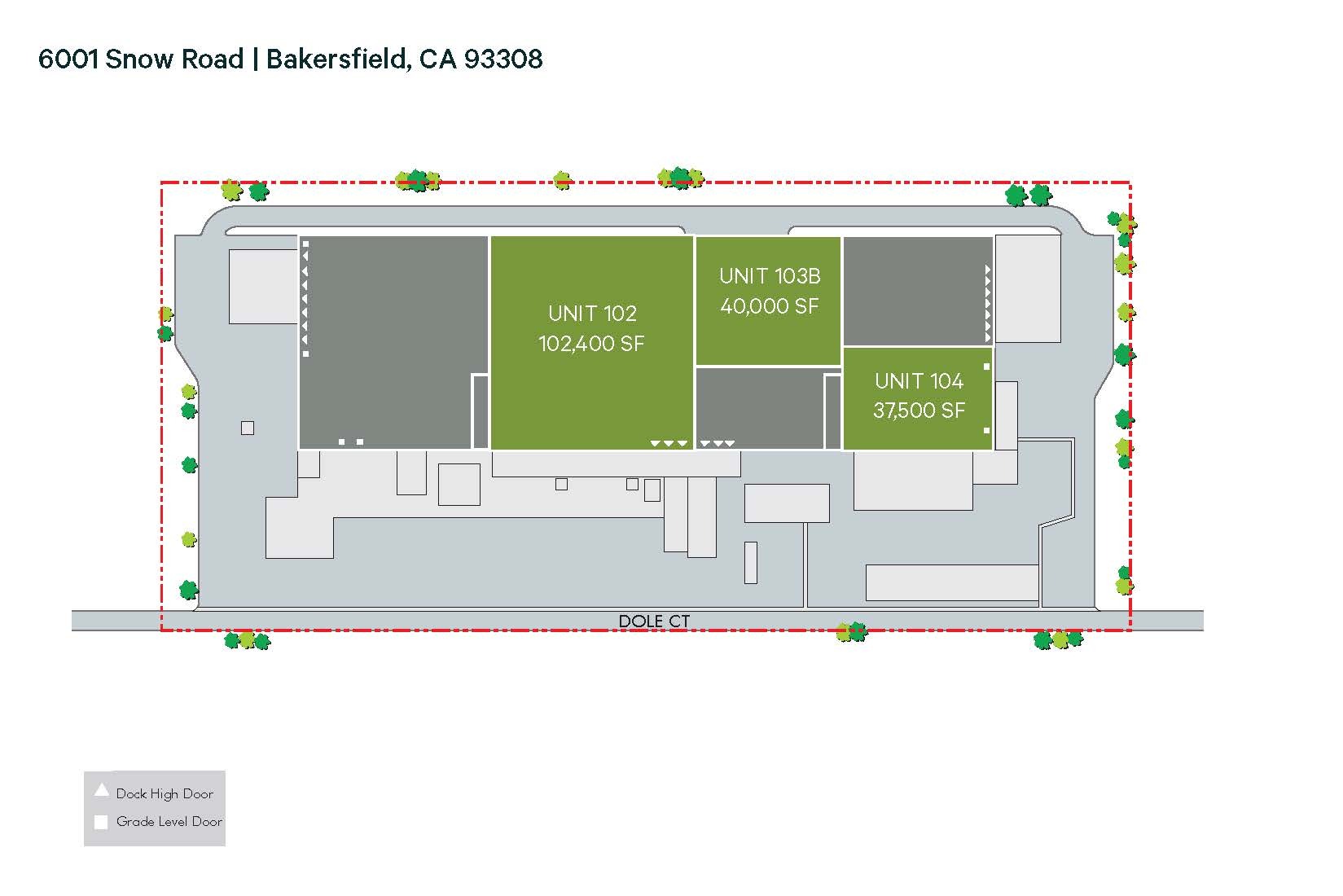 6001 Snow Rd, Bakersfield, CA en venta Plano de la planta- Imagen 1 de 5