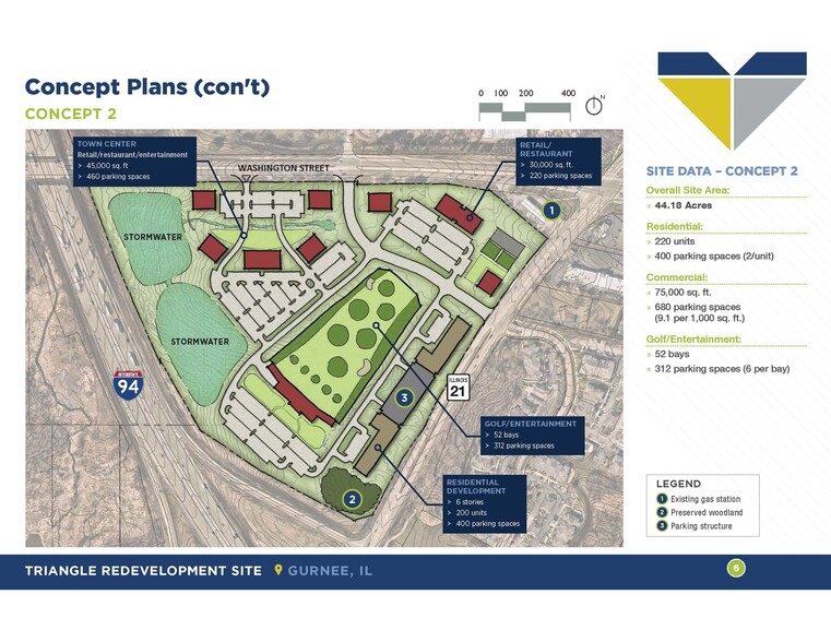 Interstate 94, Gurnee, IL en venta - Plano del sitio - Imagen 1 de 24