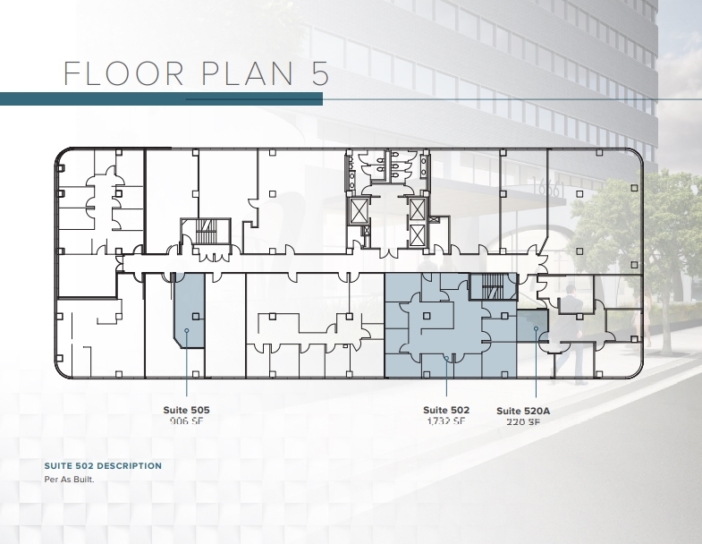 16661 Ventura Blvd, Encino, CA en alquiler Plano de la planta- Imagen 1 de 1