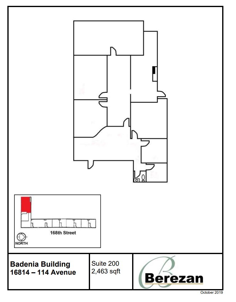 11412-11444 168 St NW, Edmonton, AB en alquiler Plano de la planta- Imagen 1 de 1