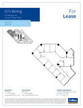 675 Bering Dr, Houston, TX en alquiler Plano de la planta- Imagen 1 de 1