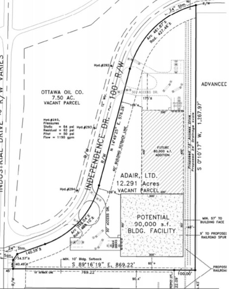 Independence Drive, Napoleon, OH en venta - Plano del sitio - Imagen 1 de 1