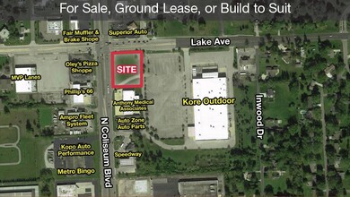 4230 Lake Ave, Fort Wayne, IN - VISTA AÉREA  vista de mapa - Image1