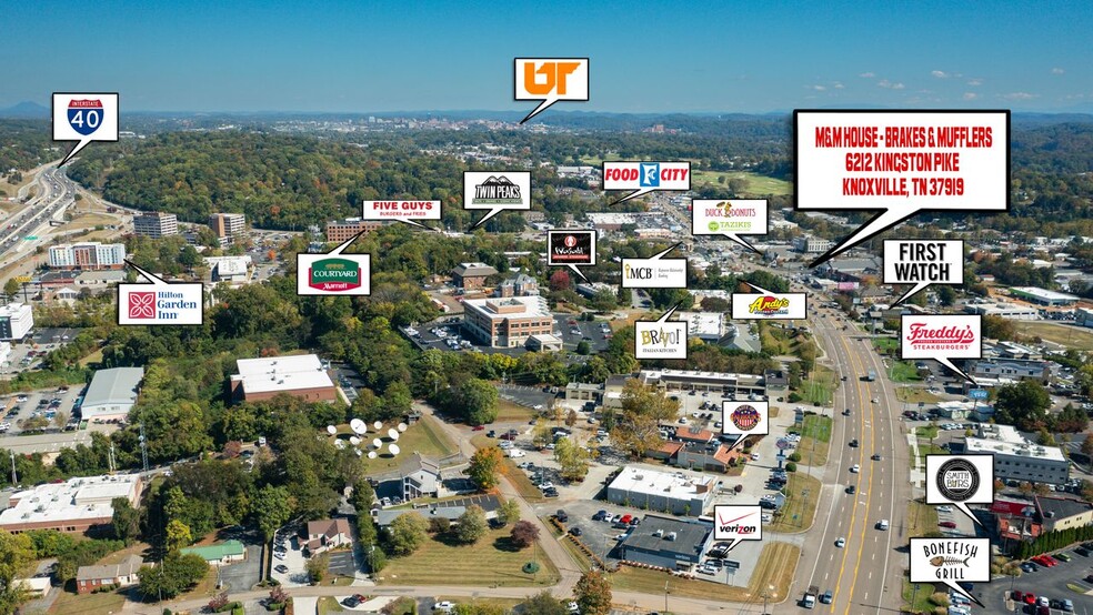 6212 Kingston Pike, Knoxville, TN en venta - Foto del edificio - Imagen 2 de 15