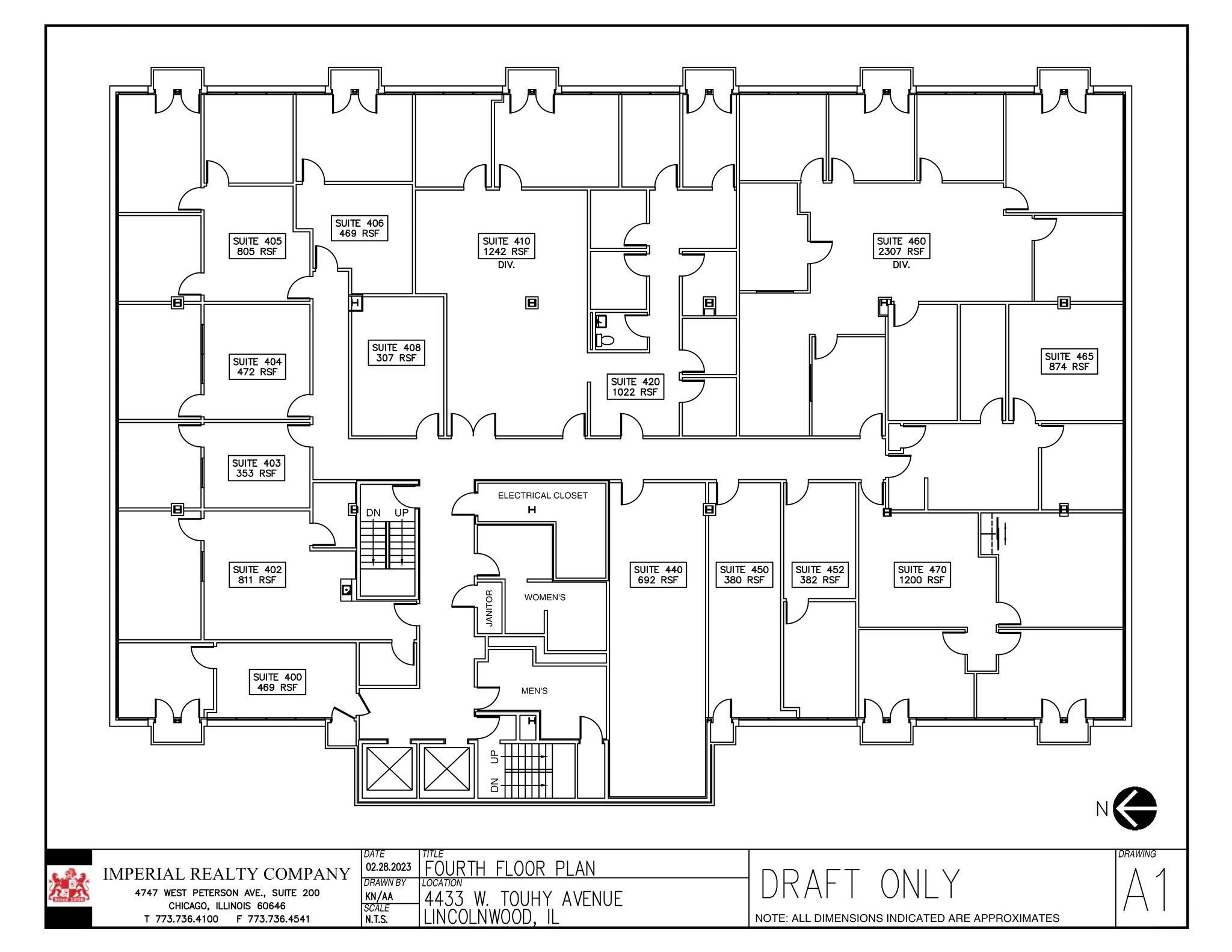 4433 W Touhy Ave, Lincolnwood, IL en alquiler Plano del sitio- Imagen 1 de 1