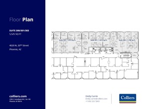 4020 N 20th St, Phoenix, AZ en alquiler Plano de la planta- Imagen 2 de 2