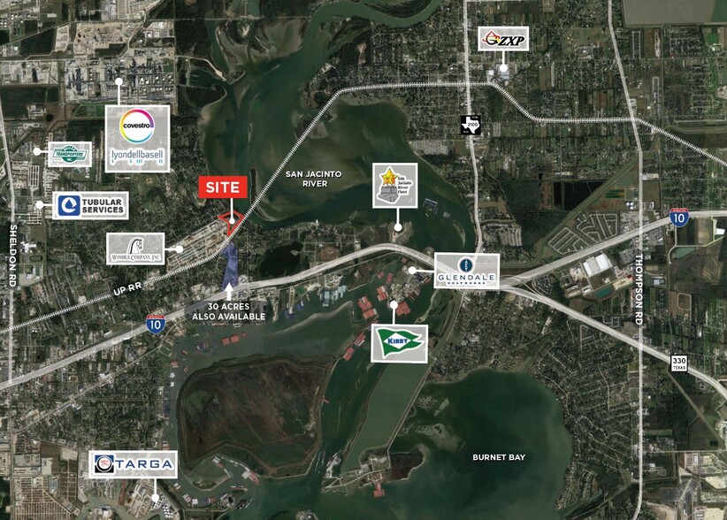 726 Shields St, Channelview, TX en alquiler - Vista aérea - Imagen 2 de 8