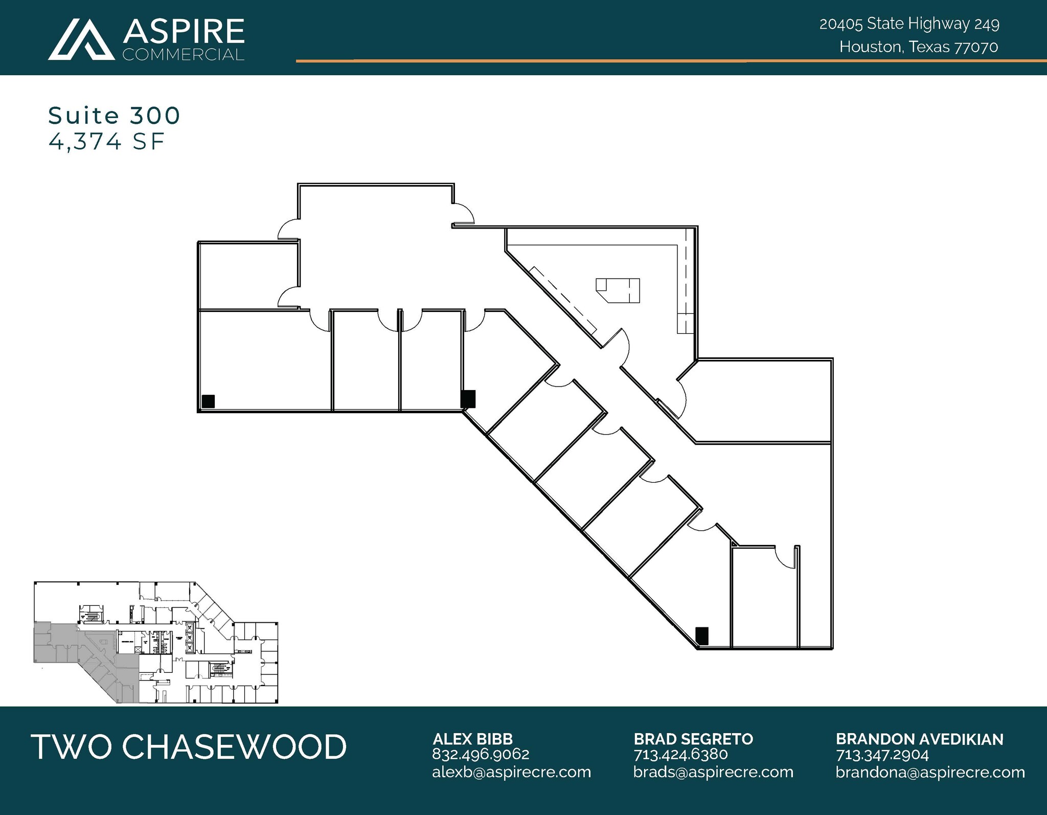 20333 State Highway 249, Houston, TX en alquiler Plano de la planta- Imagen 1 de 1