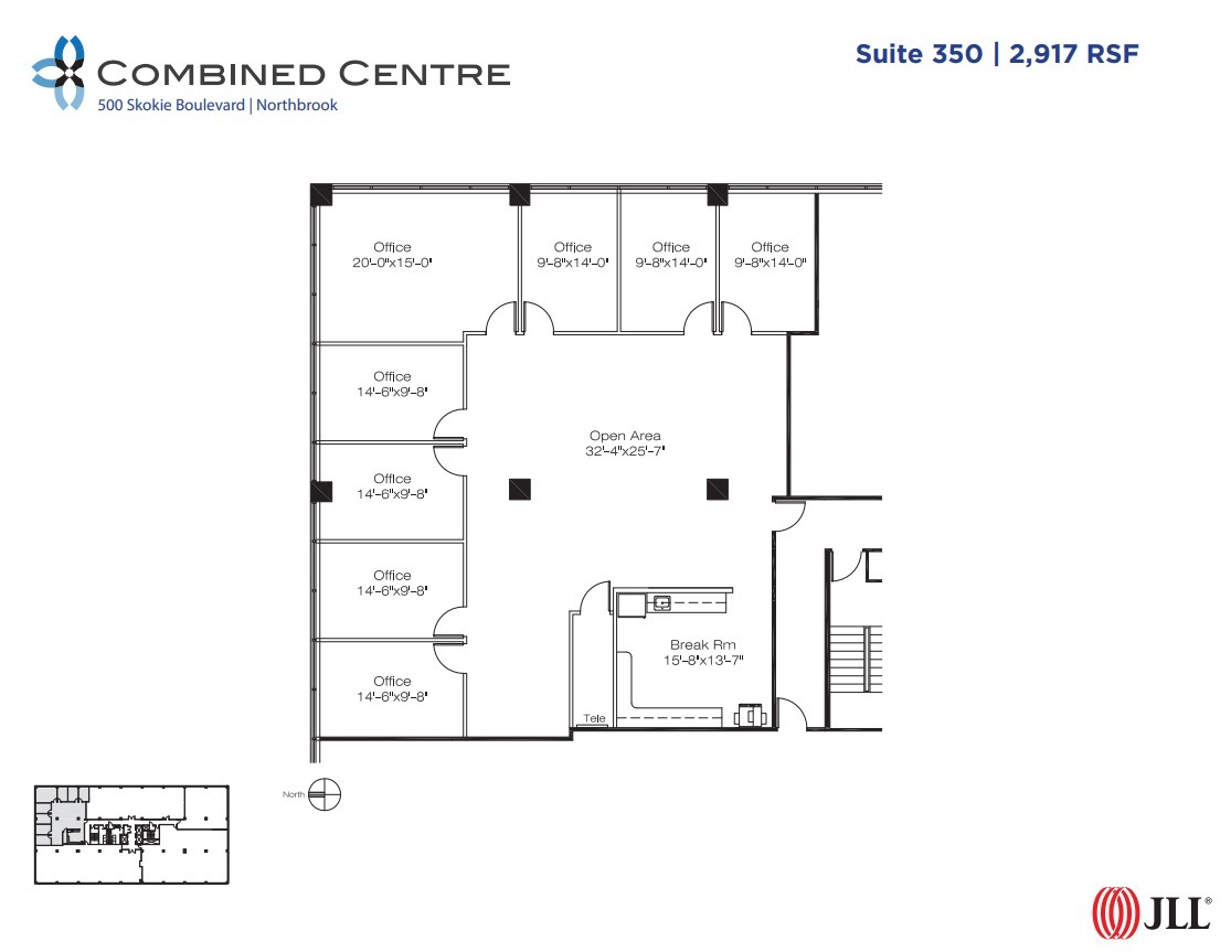 707 Skokie Blvd, Northbrook, IL en alquiler Plano de la planta- Imagen 1 de 1