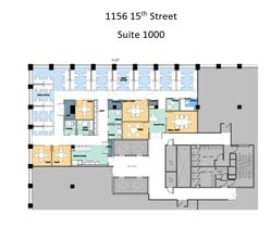 1156 15th St NW, Washington, DC en alquiler Plano de la planta- Imagen 2 de 2