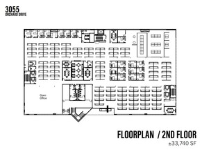 3055 Orchard Dr, San Jose, CA en alquiler Plano de la planta- Imagen 2 de 2