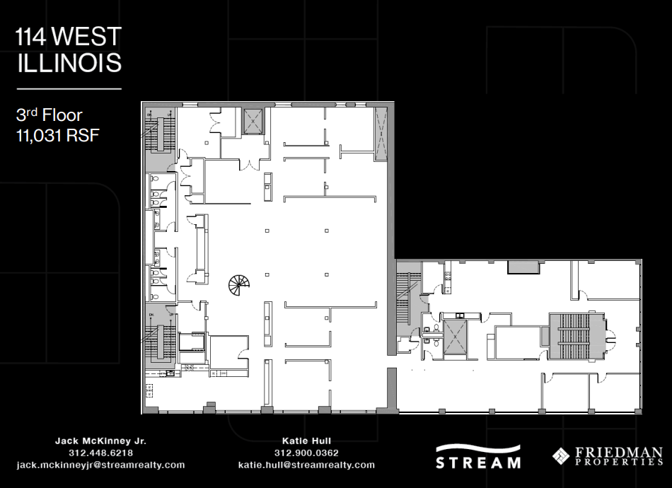 114 W Illinois St, Chicago, IL en alquiler Plano de la planta- Imagen 1 de 11