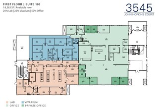 3545-3575 John Hopkins Ct, San Diego, CA en alquiler Plano de la planta- Imagen 1 de 1