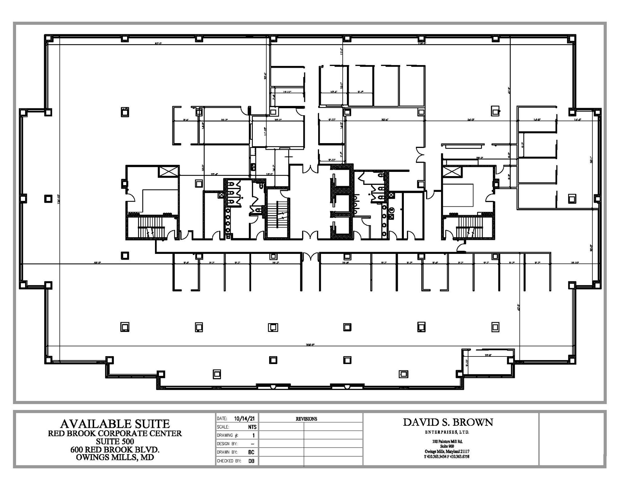 600 Red Brook Blvd, Owings Mills, MD en alquiler Plano de la planta- Imagen 1 de 1