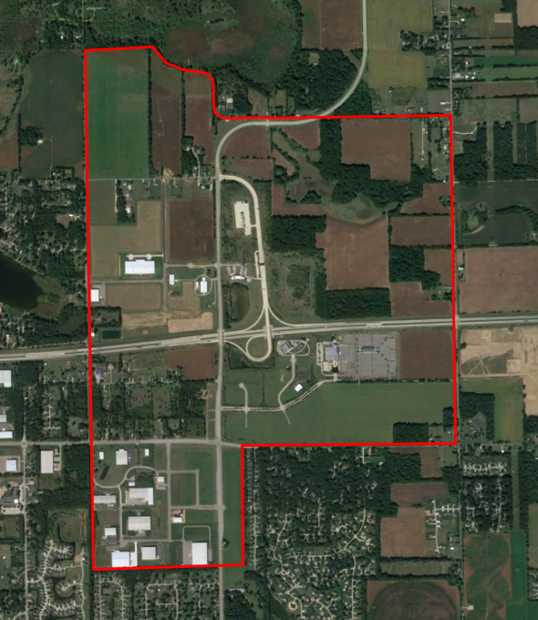 County Road 17, Elkhart, IN en venta Vista aérea- Imagen 1 de 3