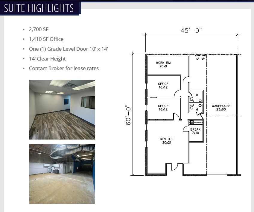 1131 S Airport Cir, Euless, TX en alquiler Plano de la planta- Imagen 1 de 1