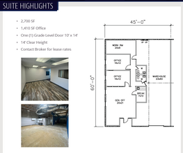 1131 S Airport Cir, Euless, TX en alquiler Plano de la planta- Imagen 1 de 1