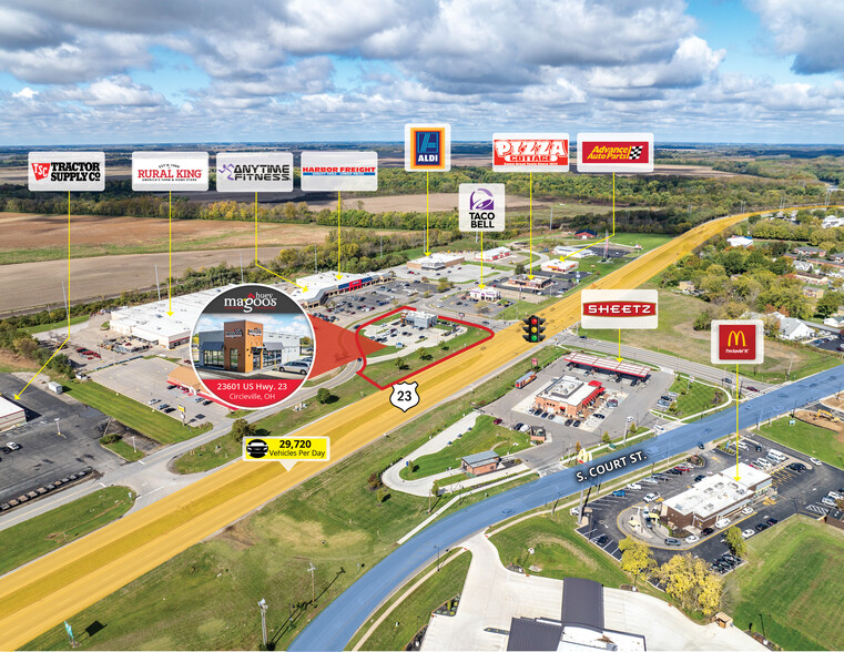 23601 US Hwy 23 S, Circleville, OH en venta - Foto del edificio - Imagen 2 de 7