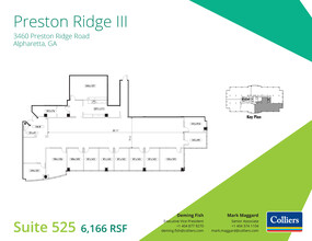 3460 Preston Ridge Rd, Alpharetta, GA en alquiler Plano de la planta- Imagen 1 de 1