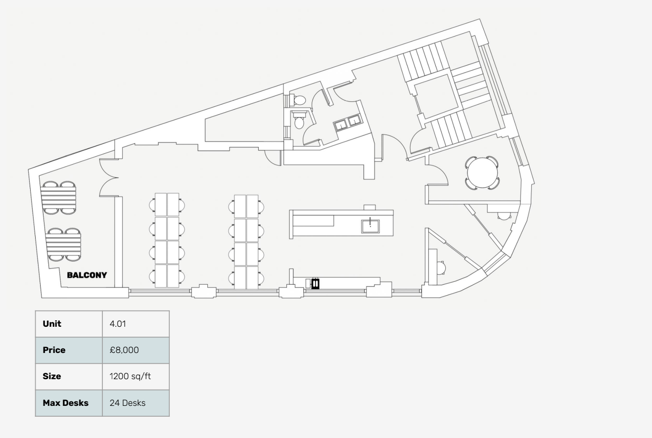 55 Southwark St, London en alquiler Plano de la planta- Imagen 1 de 4