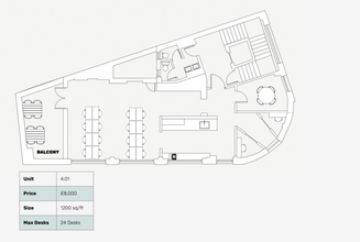 55 Southwark St, London en alquiler Plano de la planta- Imagen 1 de 4