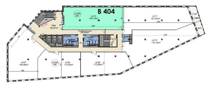 12 Avenue Émile Baudot, Palaiseau, ESS 91120 - Unidad 8 -  - Plano de la planta - Image 1 of 1