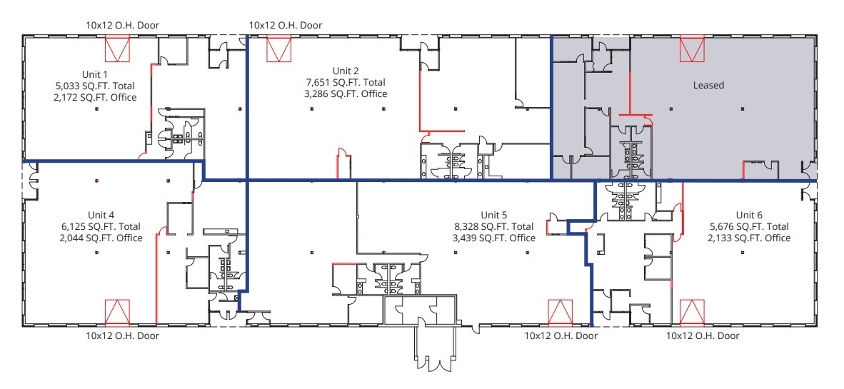 1501-1531 S White Oak Dr, Waukegan, IL en alquiler Plano de la planta- Imagen 1 de 1