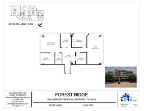 1600 Airport Fwy, Bedford, TX en alquiler Plano de la planta- Imagen 1 de 1