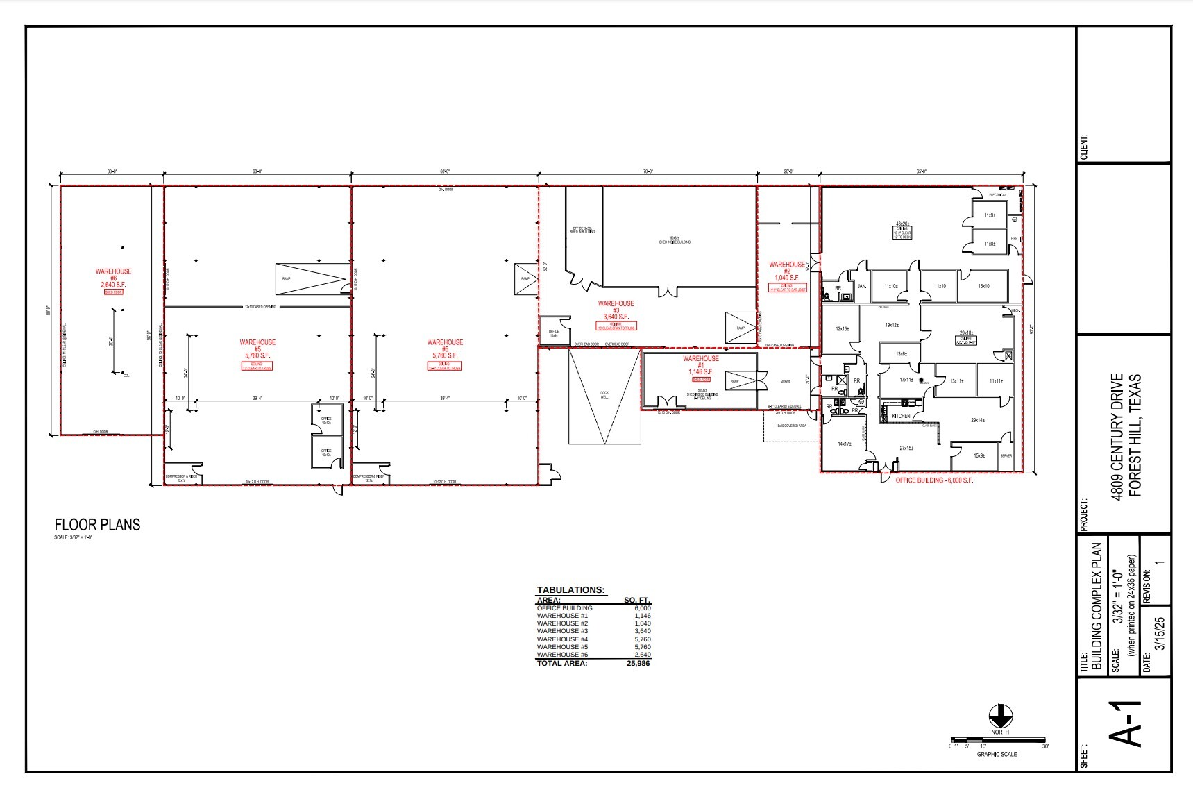 4809 Century Dr, Forest Hill, TX en alquiler Plano de la planta- Imagen 1 de 1